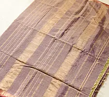 Joon . जून ☽ Handloom Maheshwari Cotton by Tissue Saree - Blue