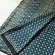 deep teal blue handloom ajrakh pure cotton saree with small yellow polka dot butta block prints for women