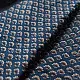 indigo blue handloom ajrakh pure cotton saree with traditional geometric and floral block prints for women