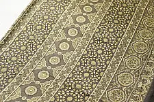 Joon . जून ☽ Handloom Ajrakh Pure Cotton Brown Saree