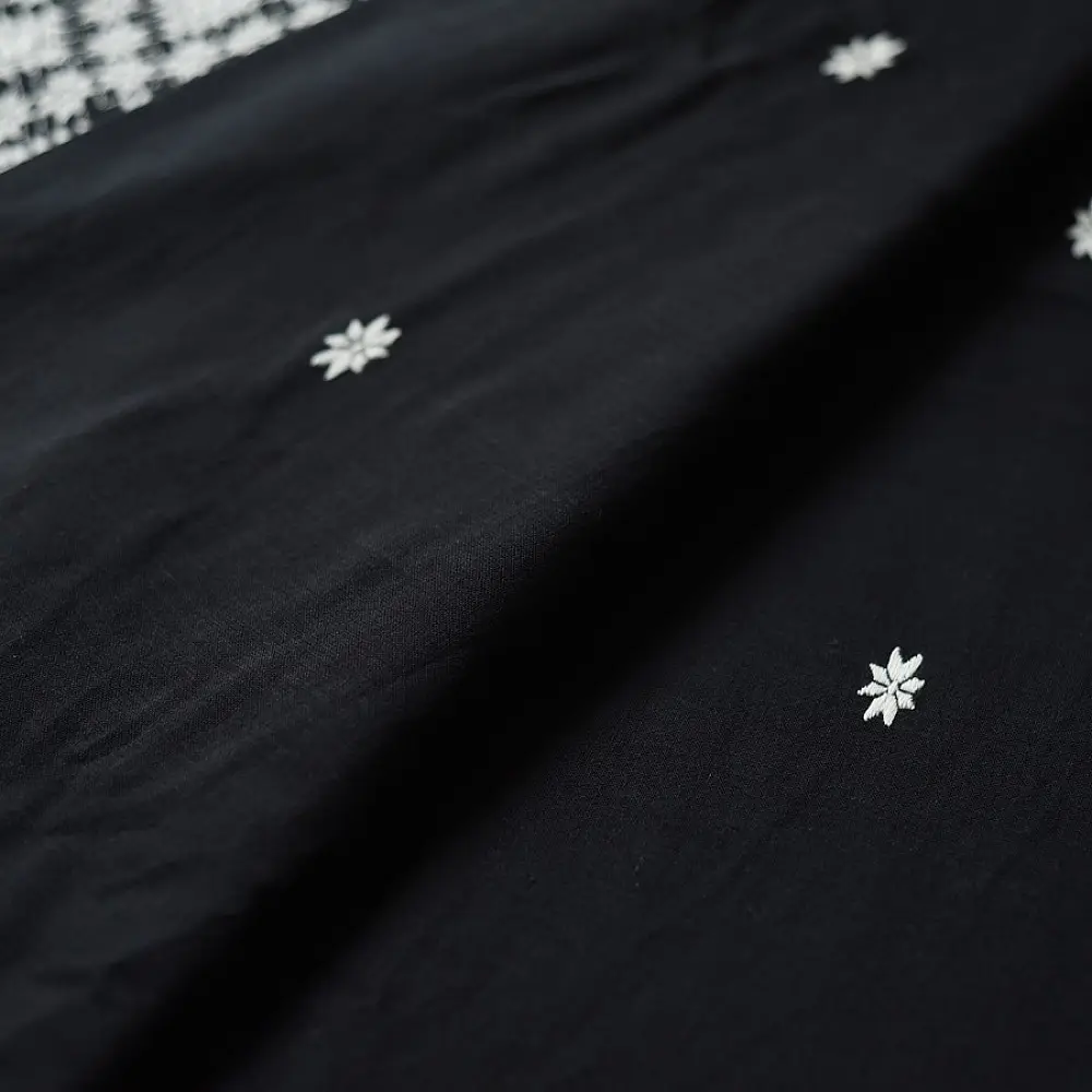 shop Handloom Assam Cotton Black Saree