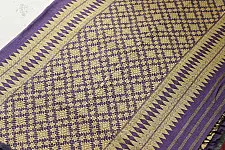 Joon . जून ☽ Handloom Traditional Assam Cotton Lavender Saree