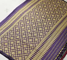 Joon . जून ☽ Handloom Traditional Assam Cotton Jamuni Saree