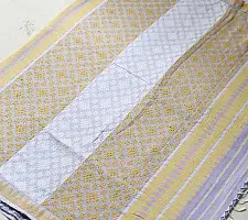 Joon . जून ☽ Handloom Traditional Assam Cotton Saree - Lilac
