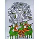 Buy Hand Painted Gond Painting - deer