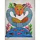 Buy Hand Painted Gond  Painting  - Two Peacock