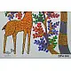 Buy Hand Painted Gond  Painting- Deer under the tree