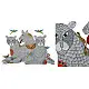 Buy Gond Painting - indian art - Three Tigers