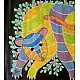 Gond Painting - indian art Wild Cat