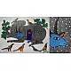 Gond Painting - indian art Nandi & Shivling