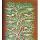 Gond Painting - indian art - Brown Deer