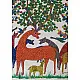 Buy Gond Painting - indian art Deer Family