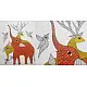 Buy Hand Painted Gond Painting Elephant & Deer