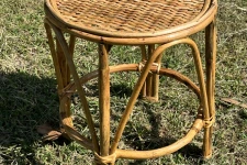 Home Decor Furniture | Cane Wood - Woven Side Table 