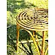 Home Decor Furniture | Cane Wood - Handmade Designer Spiral Stool 