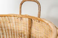Home Decor Furniture  ~  Wicker Laundry Basket