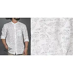 Talab ● Cotton Block Printed Shirt ● 6