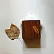 buy Wooden Napkin Holder - Leaf design