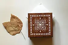 Wood & Wine - Wood Inlay Napkin Holder