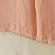 semi stitched viscose georgette kurti in delicate peach color featuring fine hand embroidered chikankari lattice yoke and all over floral motifs paired with a mukaish and lace detailed dupatta