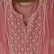 Buy Handcrafted Chikankari Semi Stitched Kurtas ~ Georgette