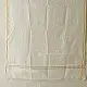 handcrafted lucknowi chikankari and mukaish work unstitched off white cotton kurta length with intricate shadow work embroidery and metallic kamdani embellishments and dupatta