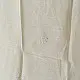 handcrafted lucknowi chikankari and mukaish work unstitched off white cotton kurta length with intricate shadow work embroidery and metallic kamdani embellishments and dupatta