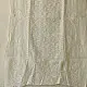 handcrafted lucknowi chikankari and mukaish work unstitched off white cotton kurta length with intricate shadow work embroidery and metallic kamdani embellishments and dupatta