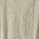 handcrafted lucknowi chikankari and mukaish work unstitched off white cotton kurta length with intricate shadow work embroidery and metallic kamdani embellishments and dupatta
