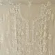 unstitched pure silk chanderi ivory chikankari kurta fabric with dupatta featuring front back resham hand embroidery and metallic mukaish work highlights