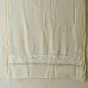 unstitched pure silk chanderi kurti fabric in luminous pearl white featuring hand embroidered chikankari resham work and delicate mukaish highlights   
