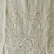 unstitched pure silk chanderi kurti fabric in luminous pearl white featuring hand embroidered chikankari resham work and delicate mukaish highlights   