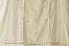 Chikankari with Mukaish work | Semi Stitched Kurti & Dupatta | Ethereal Ivory