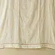 semi stitched viscose slub kurti with elegant embroidery panel design and dupatta with mukaish highlights in ethereal ivory color
