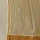 semi stitched pure silk tissue chikankari kurti fabric with dupatta in metallic light gold with hand embroidered resham work and mukaish highlights