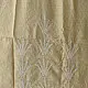 unstitched pure silk moonga chikankari kurti fabric with dupatta in light golden beige with hand embroidered resham work and mukaish highlights