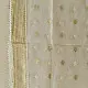 Buy Chanderi Kurta Fabric With Dupatta - White Green