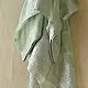 Buy Chanderi Kurta Fabric With Dupatta - Light Green