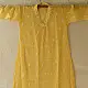 Buy Handcrafted Chikankari Semi Stitched Kurtas ~ Kota Light Yellow
