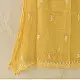 Buy Handcrafted Chikankari Semi Stitched Kurtas ~ Kota Light Yellow
