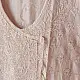 semi stitched pure silk chanderi anarkali with mukaish work and dupatta in delicate blush pink gulab jal color featuring all over chikankari buti embroidery