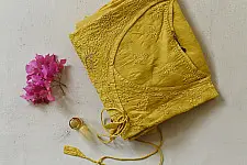 Chikankari Semi Stitched Kurti & Dupatta | Genda Phool