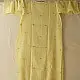 semi stitched pure silk chanderi kurti in bright vasanti yellow with all over chikankari buti embroidery paired with a rich brocade dupatta