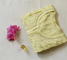 Chikankari Semi Stitched Kurti & Dupatta | Vasanti