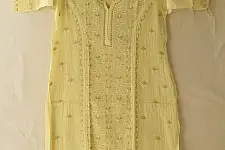 Chikankari Semi Stitched Kurti & Dupatta | Vasanti