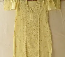 Chikankari Semi Stitched Kurti & Dupatta | Vasanti