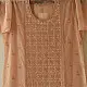 Buy Handcrafted Chikankari Semi Stitched Kurtas ~ Georgette