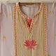 Buy Handcrafted Chikankari Semi Stitched Kurtas ~ Georgette