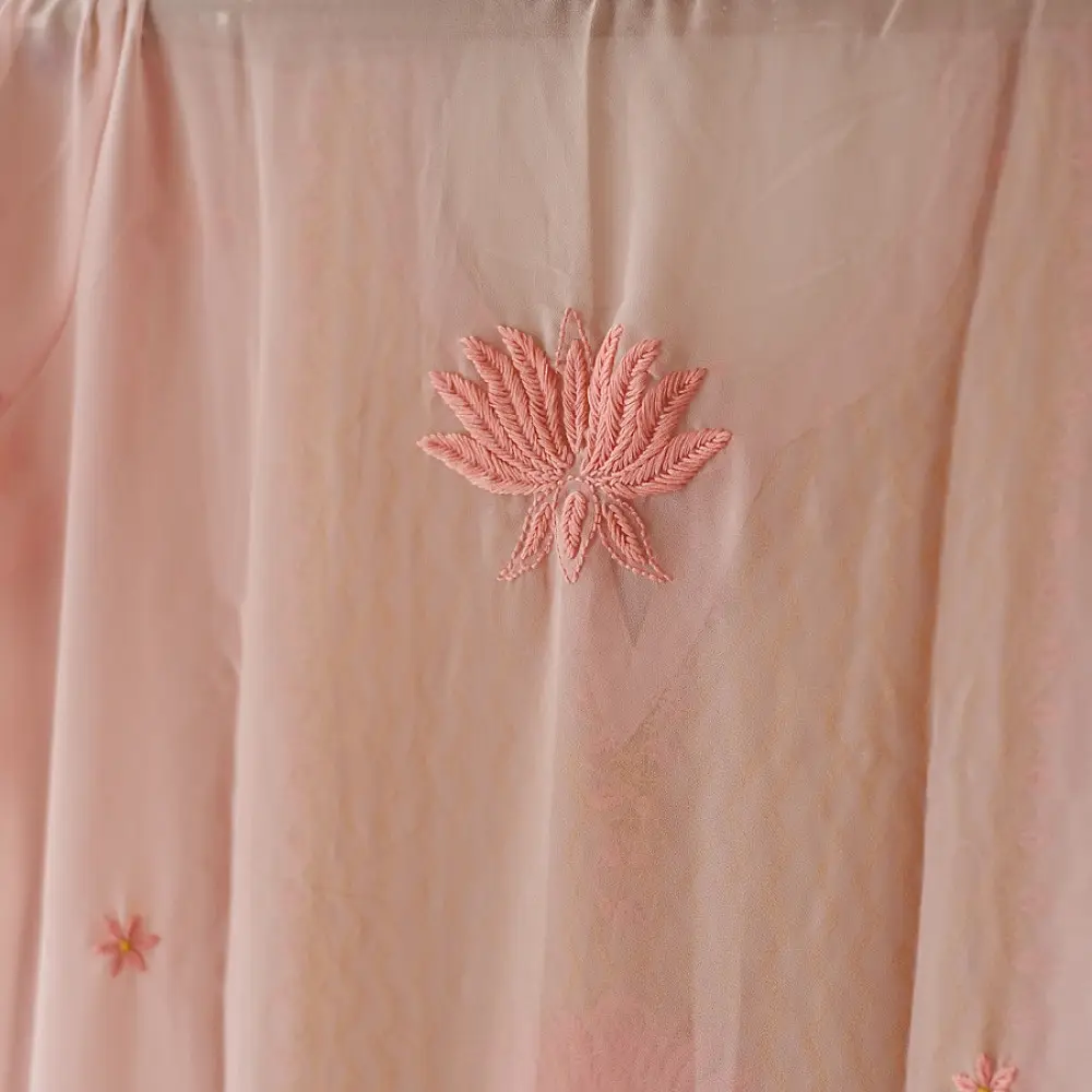 Buy Handcrafted Chikankari Semi Stitched Kurtas ~ Georgette