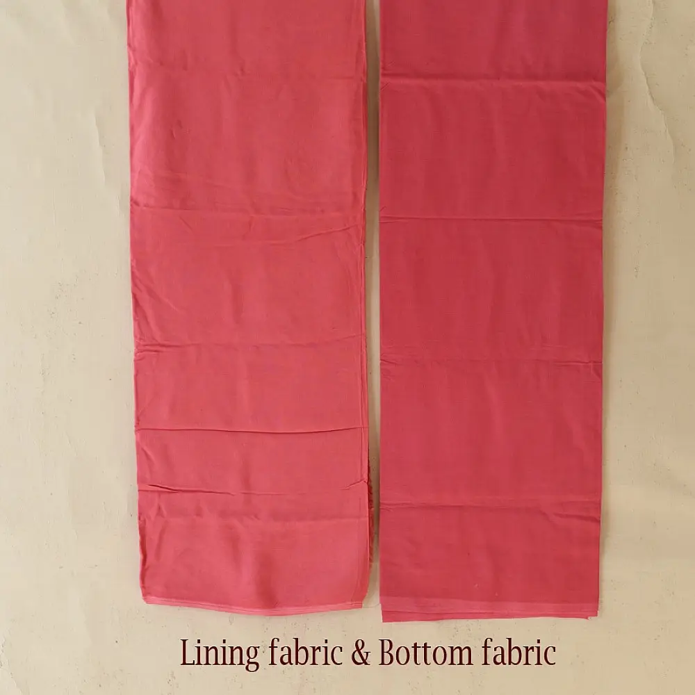 Buy Handcrafted Embroidered With Mukaish Work ~ Silk Dress Material